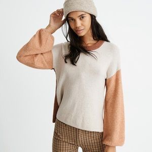 Madewell | Colorblock Payton Pullover Sweater